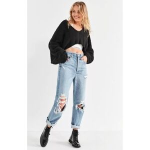 NWT Agolde 90's Mid Rise Wide Leg Loose Fit Jeans, Size 32, Color Fall Out